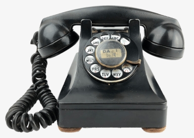 Clip Art Rotary Phone History - Black Rotary Phone Png, Transparent Png, Free Download