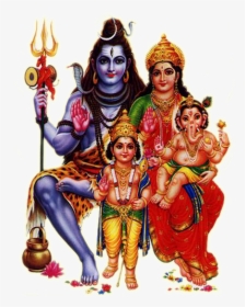 Enjoy Girl Friend Remedies - Shiva Family Images Png, Transparent Png, Free Download