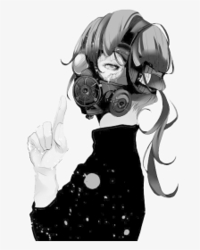 Anime Girl Gas Mask, HD Png Download, Free Download
