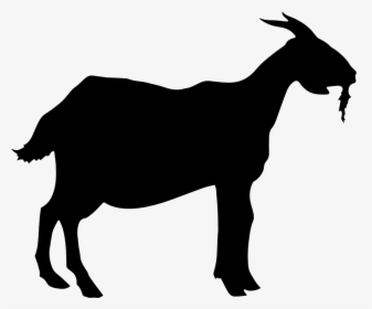 Goat Silhouette Vector Png , Png Download - Silhouette Goat Vector Png, Transparent Png, Free Download