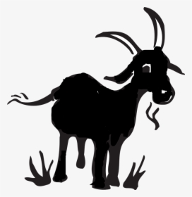 Goat, Animal, Farm - Mountain Goat Drawing, HD Png Download, Free Download