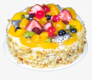 Fruit Paradis - Mango Fruits Cake, HD Png Download, Free Download
