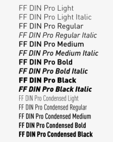 Ff Din Fonts - Din Font, HD Png Download, Free Download