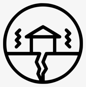 Earthquake Shake Building Natural Disaster Vibration - Natural Disaster Icon Png, Transparent Png, Free Download