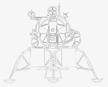 Sketch Of Apollo 11, HD Png Download, Free Download