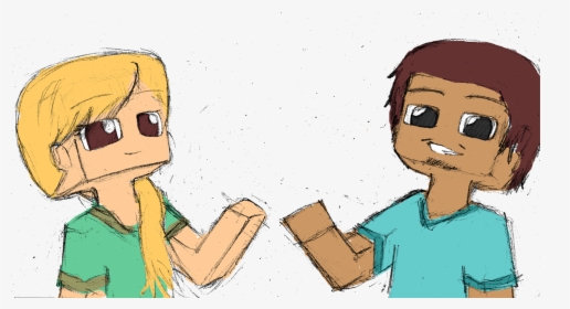 How To Make Minecraft Alex And Steve - Imagenes De Alex En Anime Minecraft, HD Png Download, Free Download