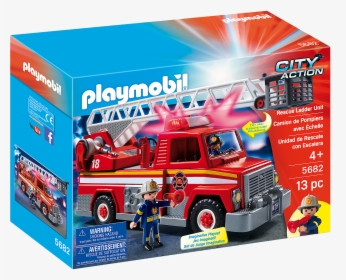 Playmobil City Action Rescue Ladder Unit - Playmobil Rescue Ladder Unit, HD Png Download, Free Download