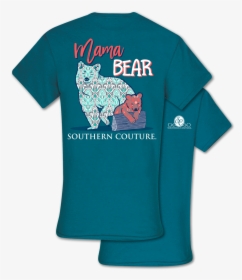 Southern Couture Mama Bear Galapagos Blue - Southern Couture, HD Png Download, Free Download