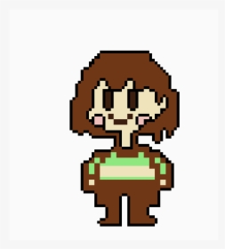 Undertale Chara Sprite Grid, HD Png Download, Free Download