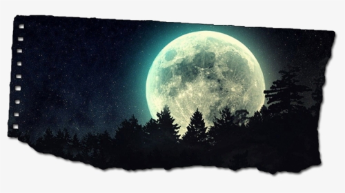 Where The Stars Shine - Full Moon Twitter Header, HD Png Download, Free Download