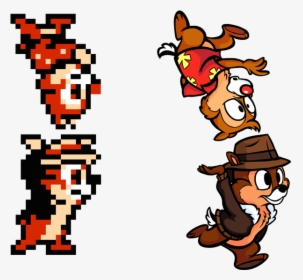 Chip And Dale Rescue Rangers Sprite, HD Png Download, Free Download