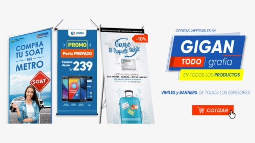 Banner Gigantografia Prinartperu Min - Gigantografia Png, Transparent Png, Free Download
