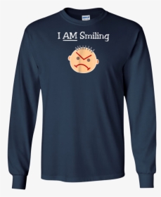 Funny I Am Smiling Grouchy Angry Crabby Guy Dark T-shirt"  - Rush Limbaugh Betsy Ross T Shirt, HD Png Download, Free Download