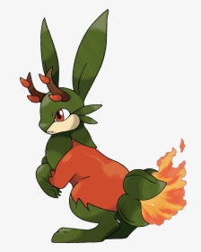 Pokemon Fire Grass Type Clipart , Png Download - Fire Grass Type Pokemon, Transparent Png, Free Download