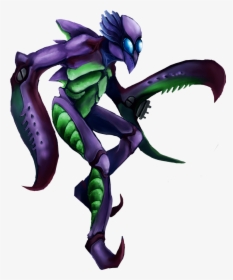 Ins Zebesian Mf - Space Pirate Metroid Fusion, HD Png Download, Free Download