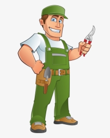 Profissões E Ofícios Engineer Cartoon, Community Workers, - Cartoon Gardeners, HD Png Download, Free Download