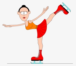 Woman Free Stock Photo - Patinaje Sobre Hielo Animated Gif, HD Png Download, Free Download