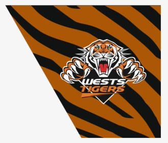 Warriors Logo Wests Tigers Logo - West Tigers, HD Png Download, Free Download