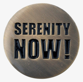 Serenity Now Golf Ball Marker & Hat Clip By Readygolf - Circle, HD Png Download, Free Download