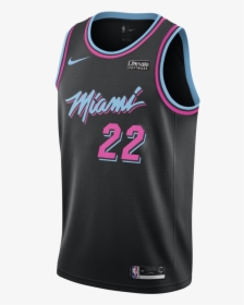 Jimmy Butler Nike Miami Heat Vice Nights Swingman Jersey - Miami Heat 2019 Jerseys, HD Png Download, Free Download