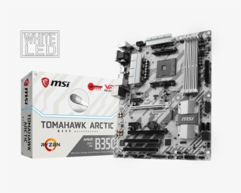Msi B350 Tomahawk Arctic Amd, HD Png Download, Free Download