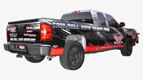 Chevy Truck Wrap Using 3m For Tom Bell Collision Center - Ford Super Duty, HD Png Download, Free Download