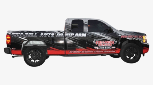 Chevy Truck Wrap Using 3m For Tom Bell Collision Cente - Ford Super Duty, HD Png Download, Free Download