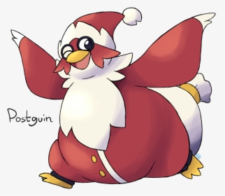 Delibird Png - - Red Bird Pokemon, Transparent Png, Free Download
