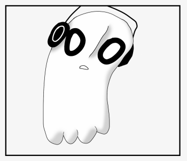 Napstablook - Line Art, HD Png Download, Free Download