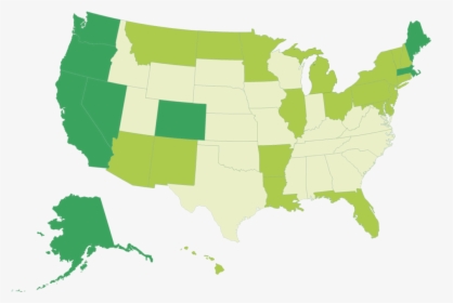 States That Are Recreational, HD Png Download, Free Download