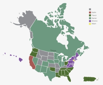 Map Of North America 1930, HD Png Download, Free Download