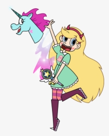 Picture Transparent Stock Avatan Plus Star Butterfly - Star Butterfly With A Unicorn, HD Png Download, Free Download