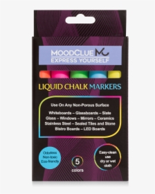 Moodclue 5-pack Liquid Chalk Markers - Marker Pen, HD Png Download, Free Download