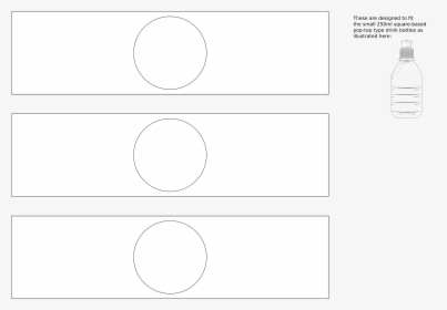 Template Label - Bottle Label Template 250ml, HD Png Download, Free Download