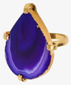 Dewdrop Ring In Agate - Ring, HD Png Download, Free Download