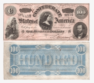 T 65 Feb - Confederate States Of America 50 Dollars, HD Png Download, Free Download