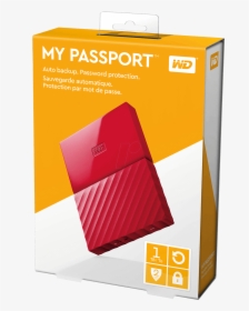 Western Digital My Passport External Hard Drive 1tb - My Passport Wd 3tb, HD Png Download, Free Download