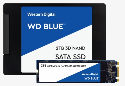 Western Digital Sol - Wd Blue 3d Nand Sata Ssd, HD Png Download, Free Download