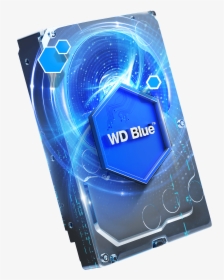 Desktop Hard Drive, 1 tb, Wd blue Western Digital Wd10ezex - Wd Blue Hdd 3.5, HD Png Download, Free Download