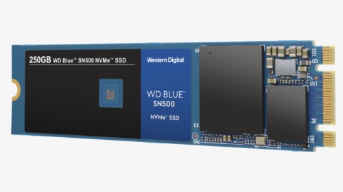 Wd Blue Sn500 Nvme Ssd - Wd Blue M 2 Ssd Nvme, HD Png Download, Free Download