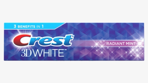 Crest Radiant Mint Toothpaste, HD Png Download, Free Download