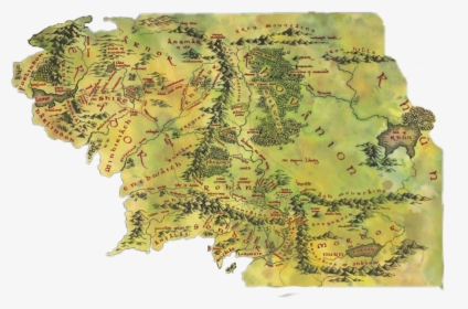 #lotr #middle Earth - Middle Earth Map 1080, HD Png Download, Free Download