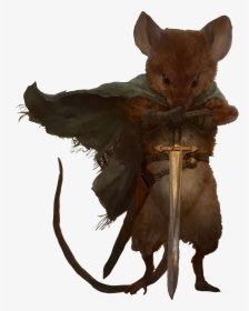 #mouse #tiny #little #knight #sword #cape #medirval - Vance Kovacs, HD Png Download, Free Download