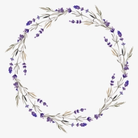 Purple Flower Wreath Png, Transparent Png, Free Download