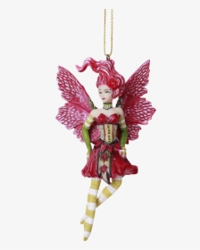 Poinsettia Fairy Hanging Ornament - Fairy Ornaments For Christmas Tree, HD Png Download, Free Download