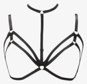 Harness Bra Bondage Layered Body Jewelry Necklace - Bondage Png, Transparent Png, Free Download