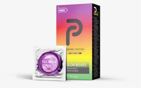 Parry 12 Pcs Pack Colored Condoms - Box, HD Png Download, Free Download