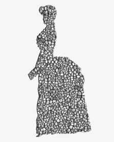 Transparent Woman In Dress Silhouette Png - Woman Silhouette Dress Victorian, Png Download, Free Download