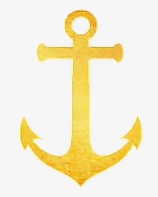Clipart Anchor Gold Glitter - Transparent Gold Anchor Png, Png Download, Free Download