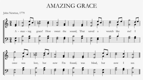 Http - //upload - Wikimedia - - - Png - Amazing Grace - Amazing Grace Sheet Music Vector, Transparent Png, Free Download